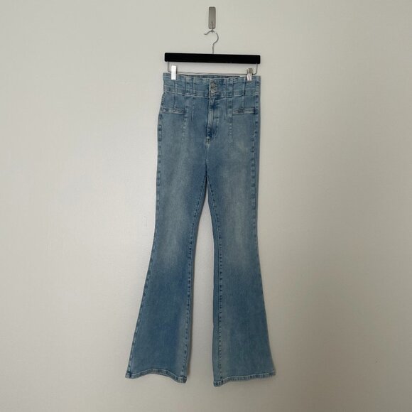 Free People We The Free Jayde Flare Jeans Size 30 - Picture 1 of 6